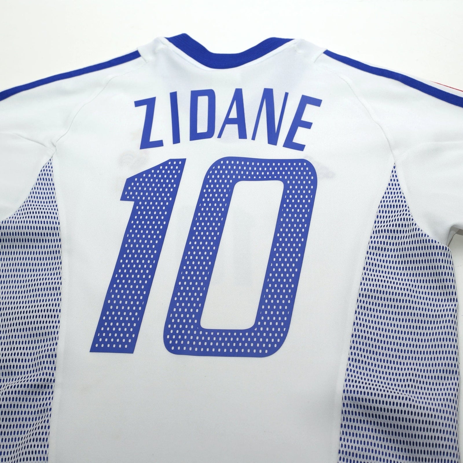 2002/04 Zidane #10 France Vintage adidas Away Football Shirt (S)