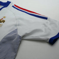 2002/04 Zidane #10 France Vintage adidas Away Football Shirt (S)