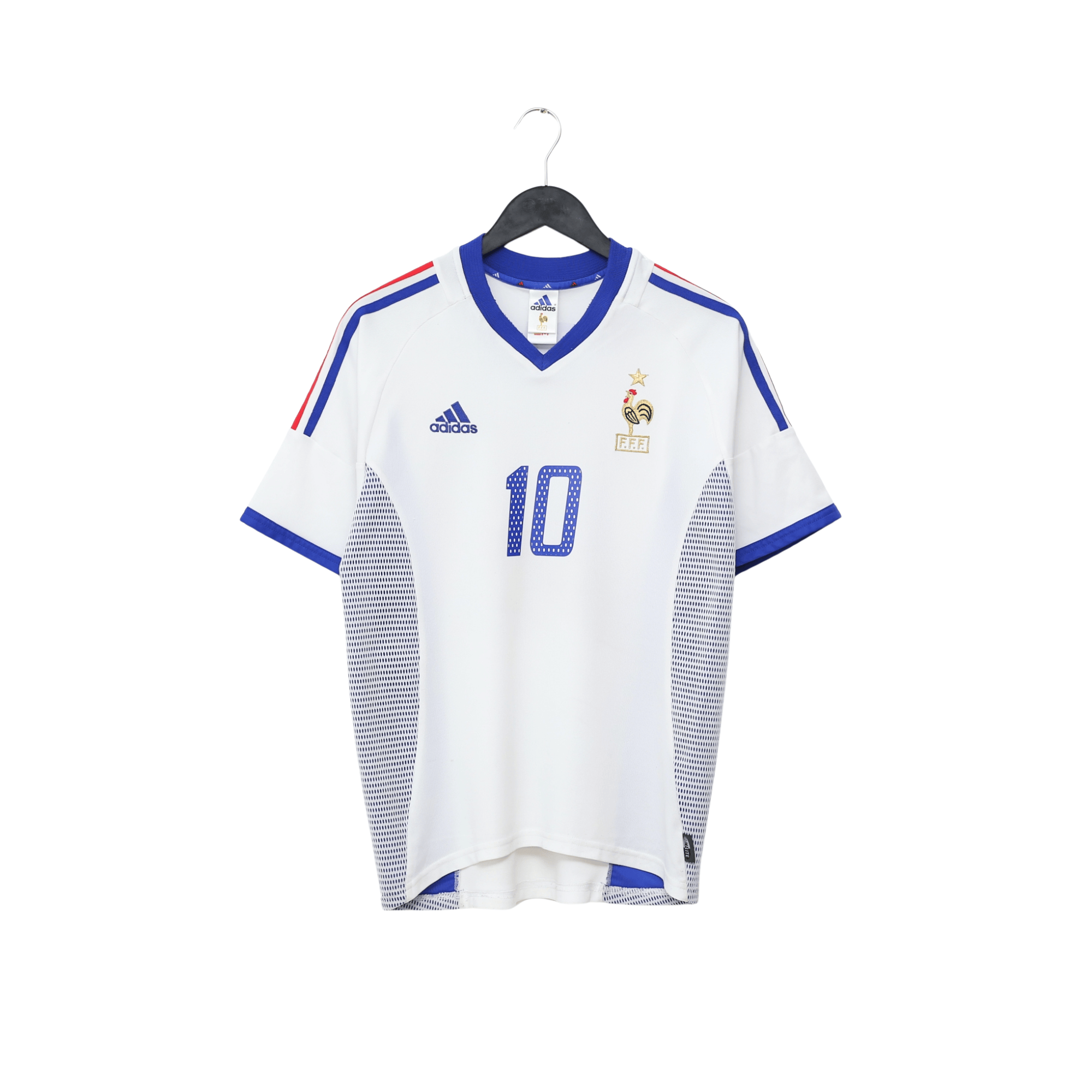 Authentic 2002/04 Zidane #10 France Vintage adidas Away Football