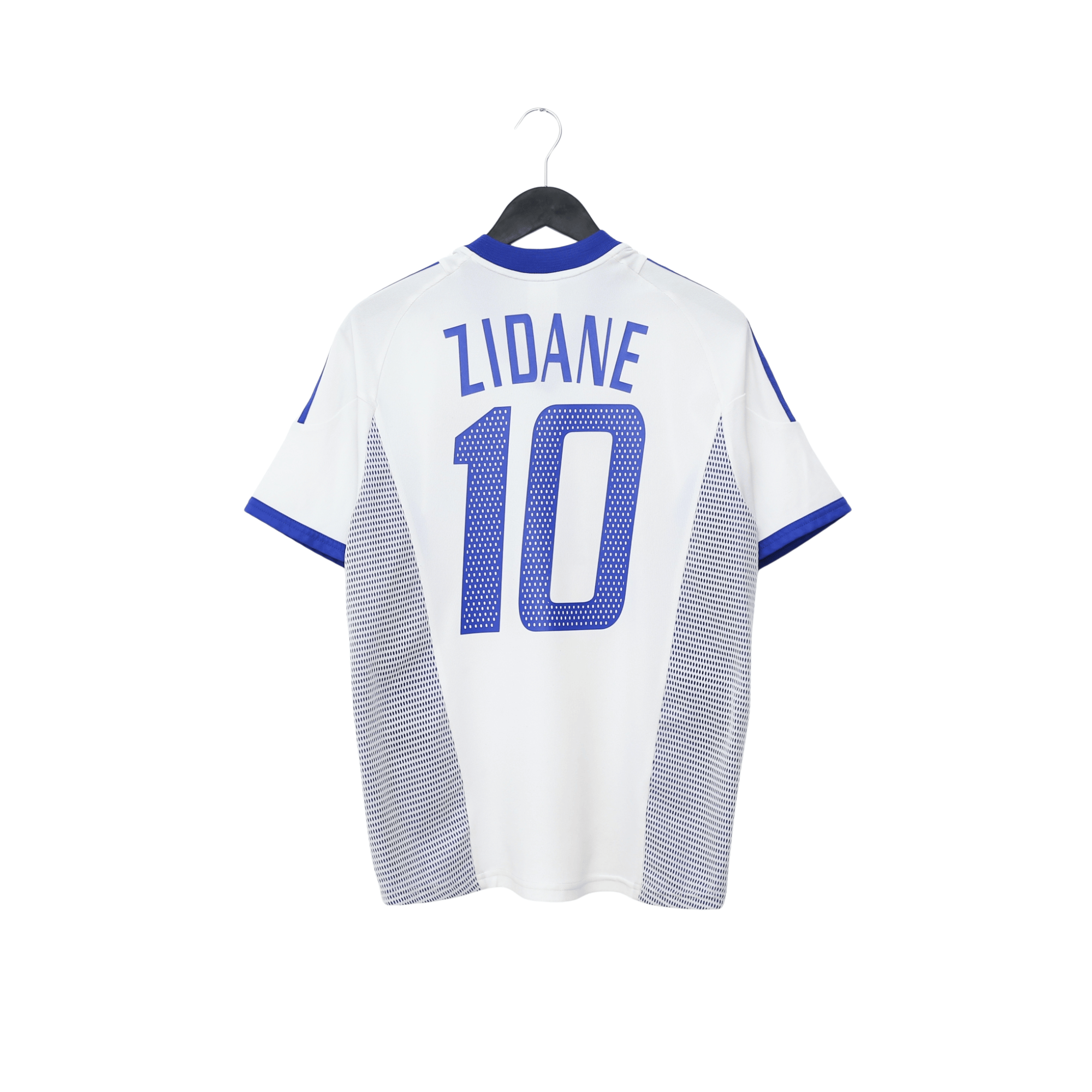 2002/04 Zidane #10 France Vintage adidas Away Football Shirt (S)