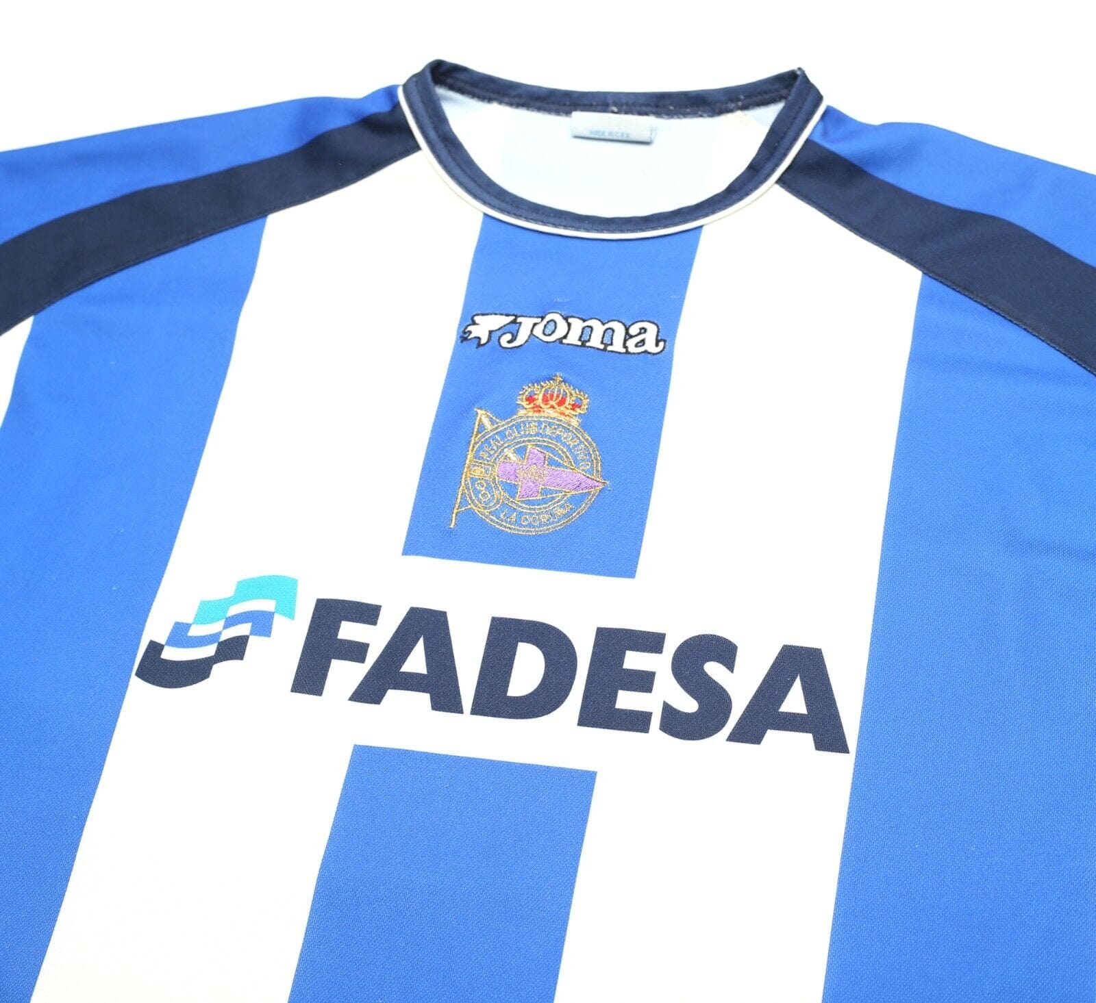 2002 DEPORTIVO Vintage Joma 'Copa Del Rey Final' Home Football Shirt Jersey (M)
