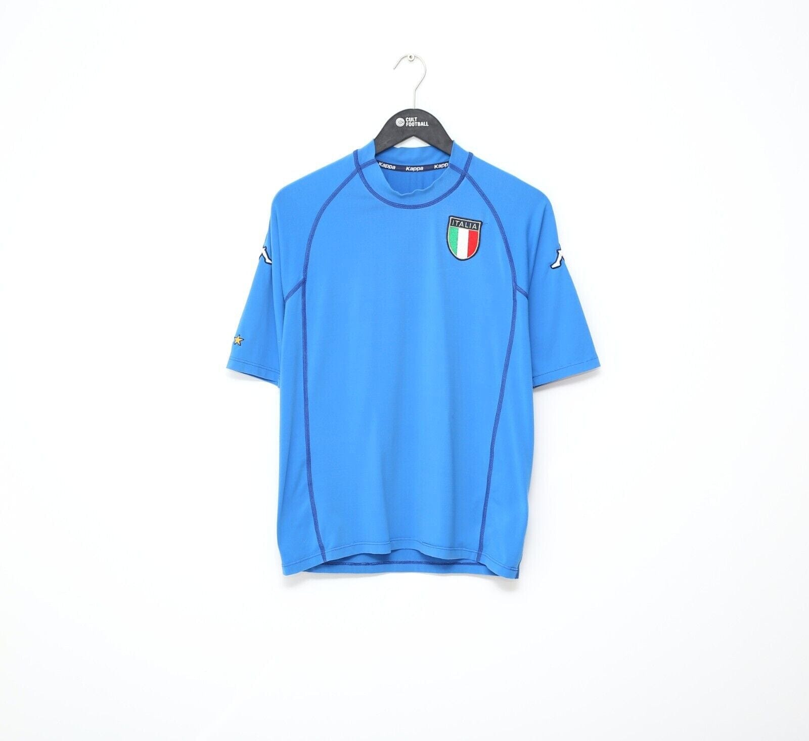 2002 ITALY Vintage Kappa Combat Football Shirt Jersey (M) WC 2002