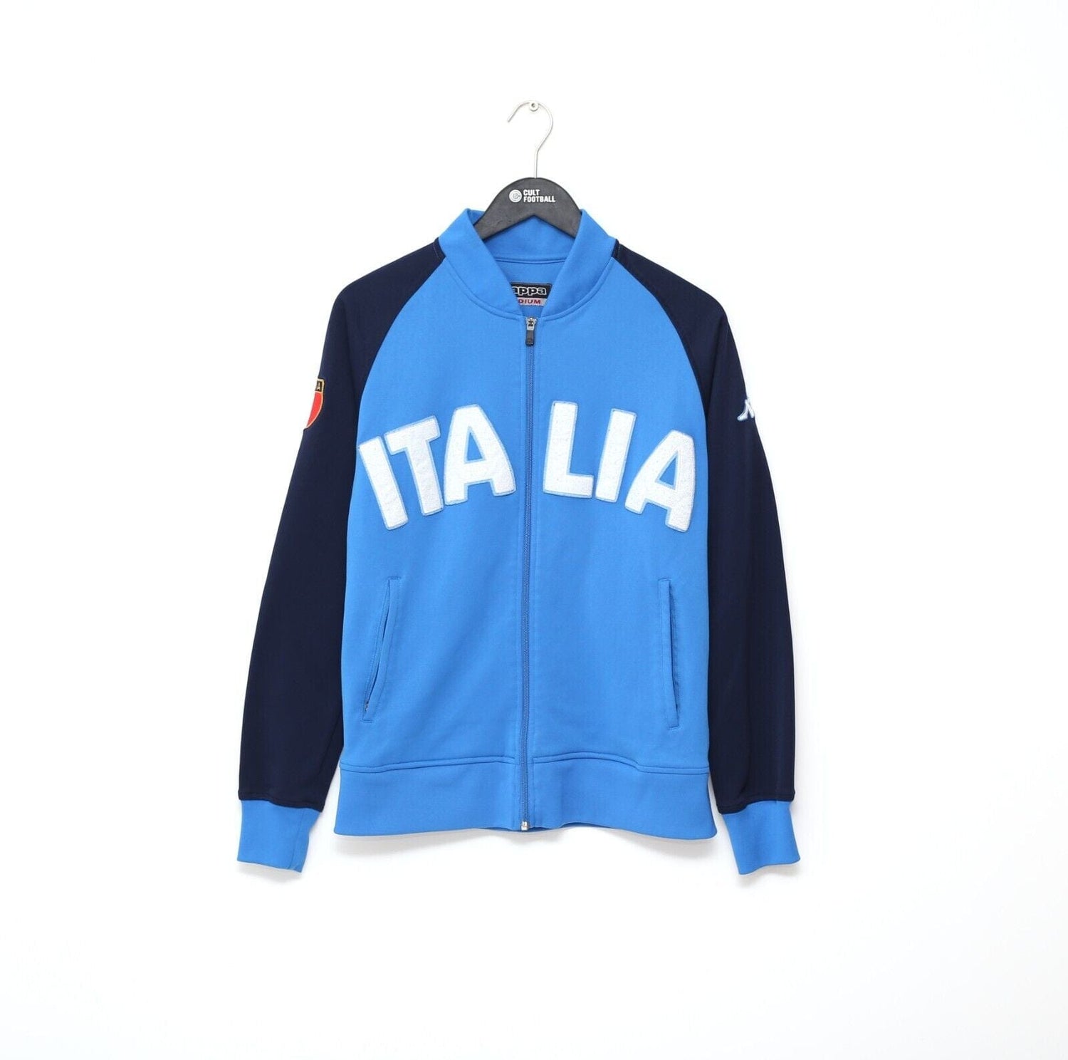 2002 イタリア代表　kappa トラックジャケット 2002 Italy Kappa Track Jacket - 6/10 - (L)