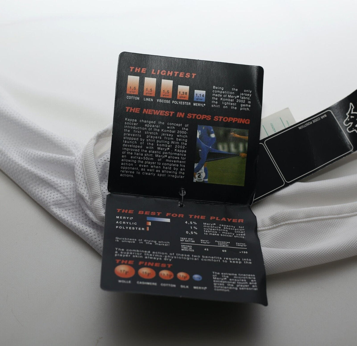 2002 MALDINI #3 Italy Vintage Kappa Away Football Shirt (L/XL) WC 2002 BNWT