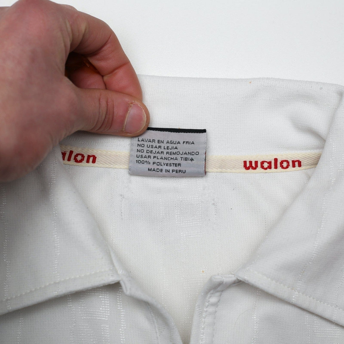 2002 Peru Vintage Walon Long Sleeve Home Football Shirt (L)