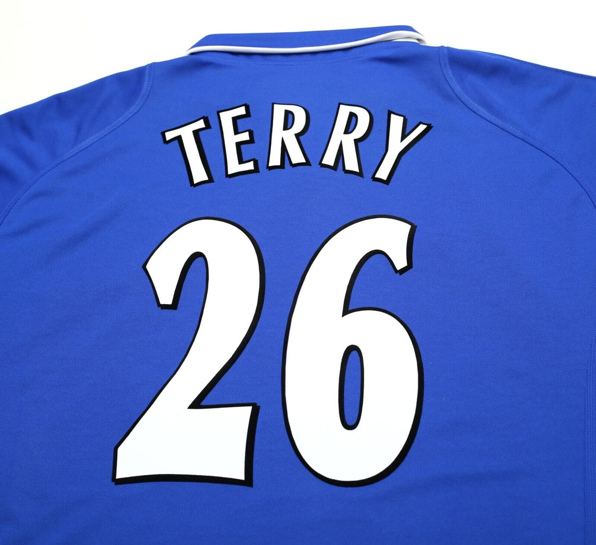 2002 TERRY #26 Chelsea Vintage Umbro FA CUP FINAL Home Football Shirt (XL)