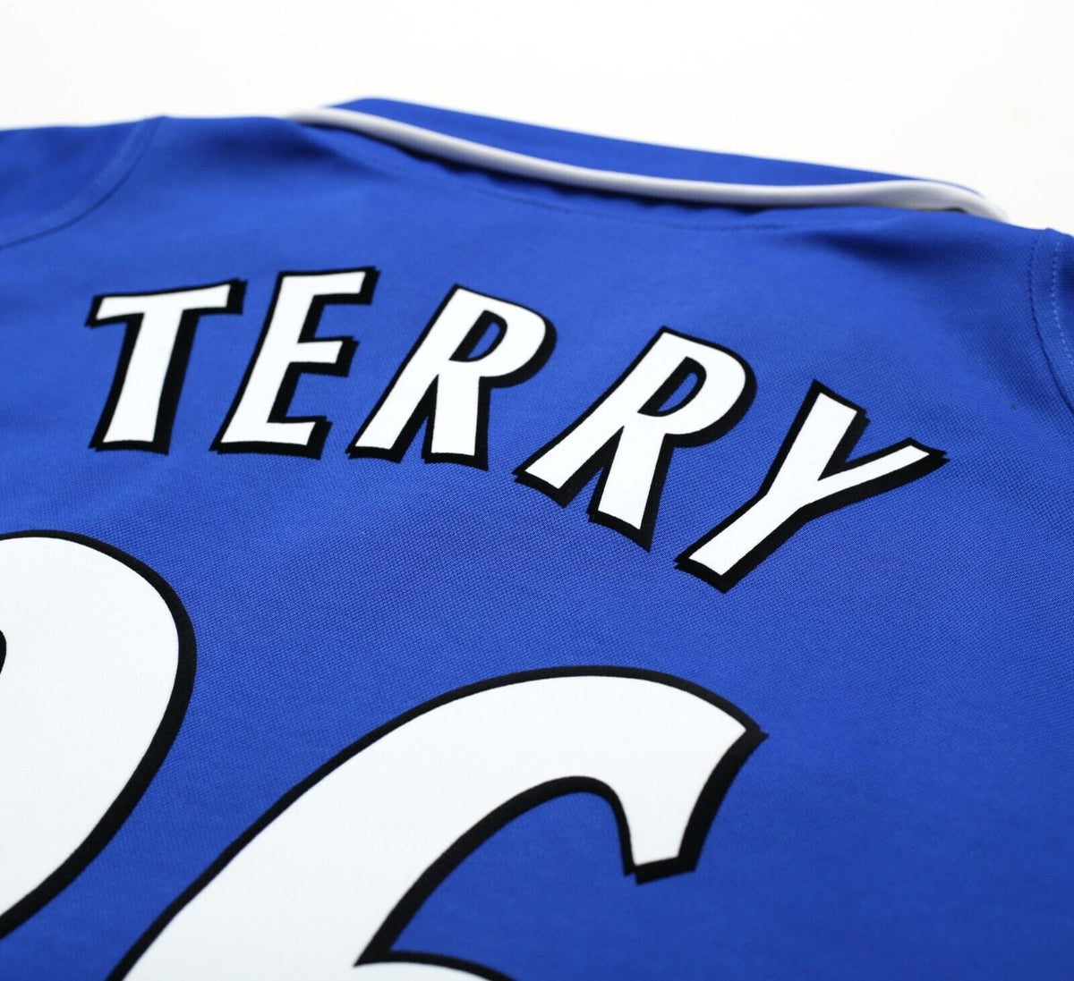 2002 TERRY #26 Chelsea Vintage Umbro FA CUP FINAL Home Football Shirt (XL)