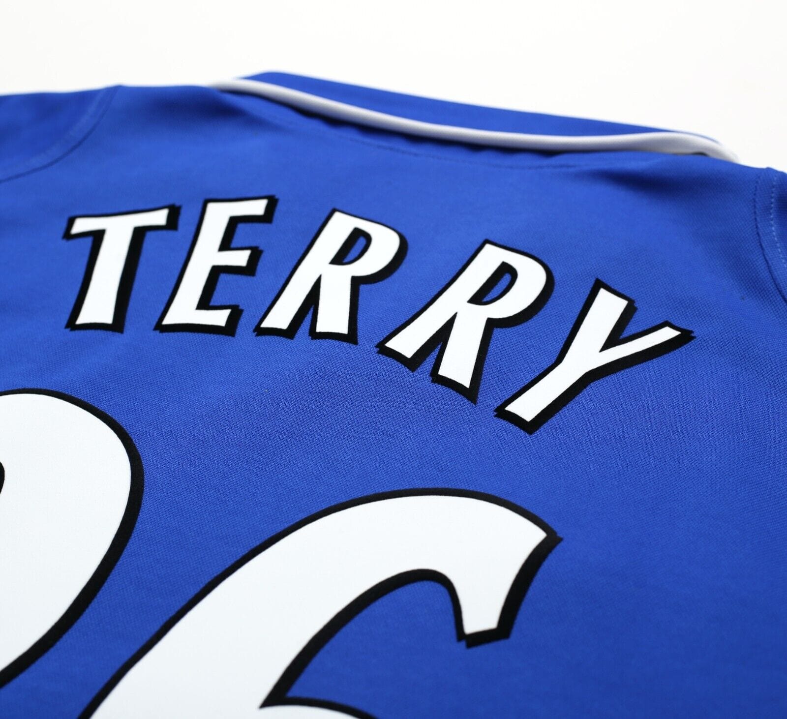 2002 TERRY #26 Chelsea Vintage Umbro FA CUP FINAL Home Football Shirt (XL)