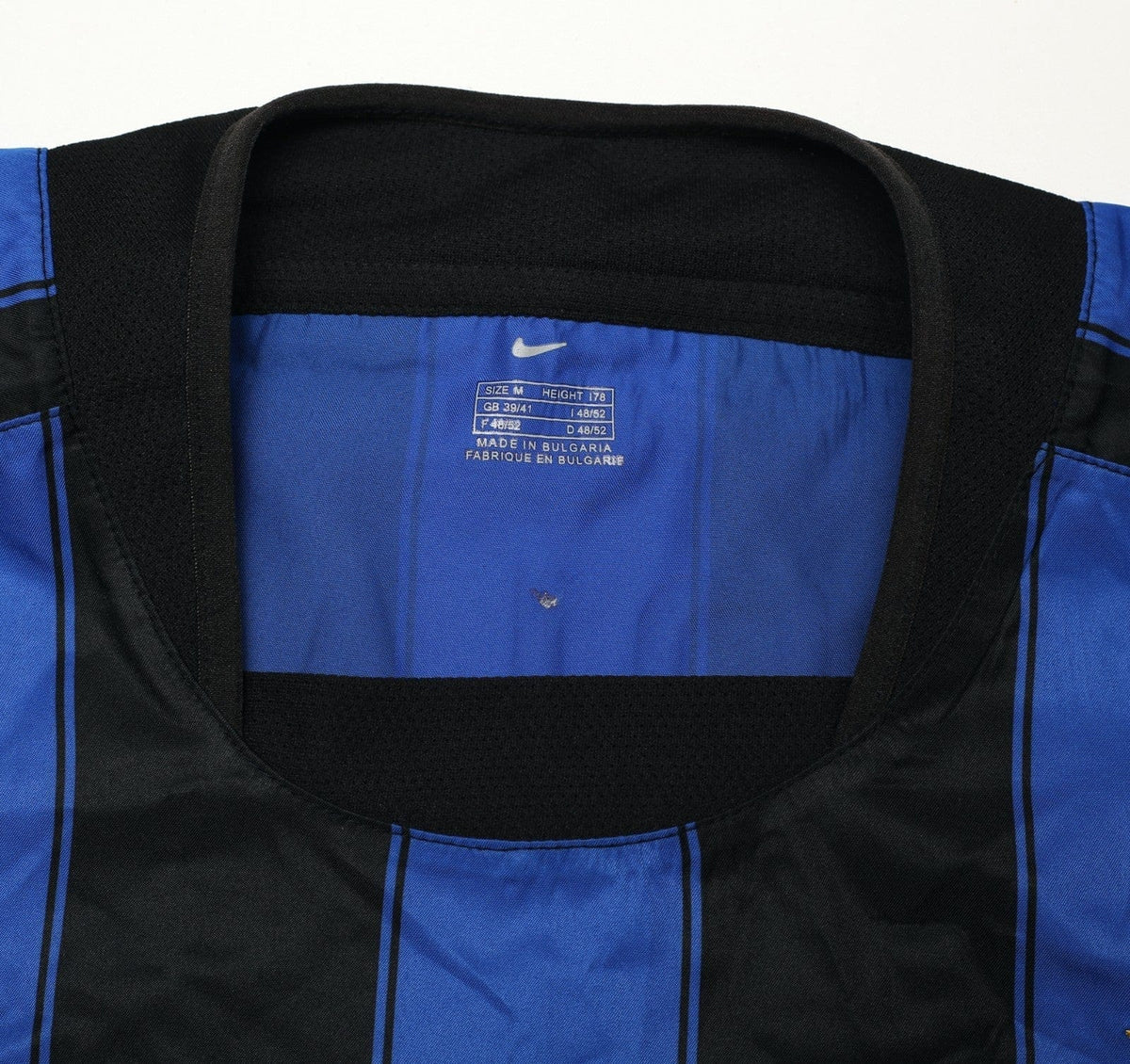 2003/04 ADRIANO #10 Inter Milan Vintage Nike Home Football Shirt (M)