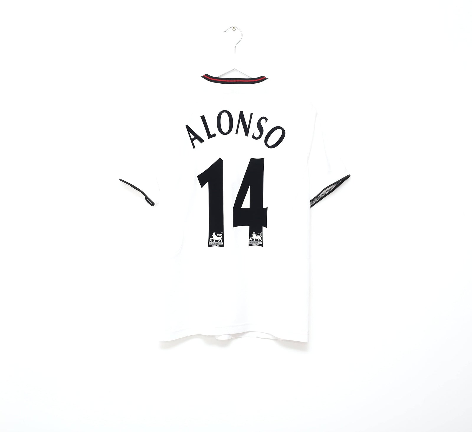 2003/04 ALONSO #14 Liverpool Vintage Reebok Away Football Shirt Jersey (S)