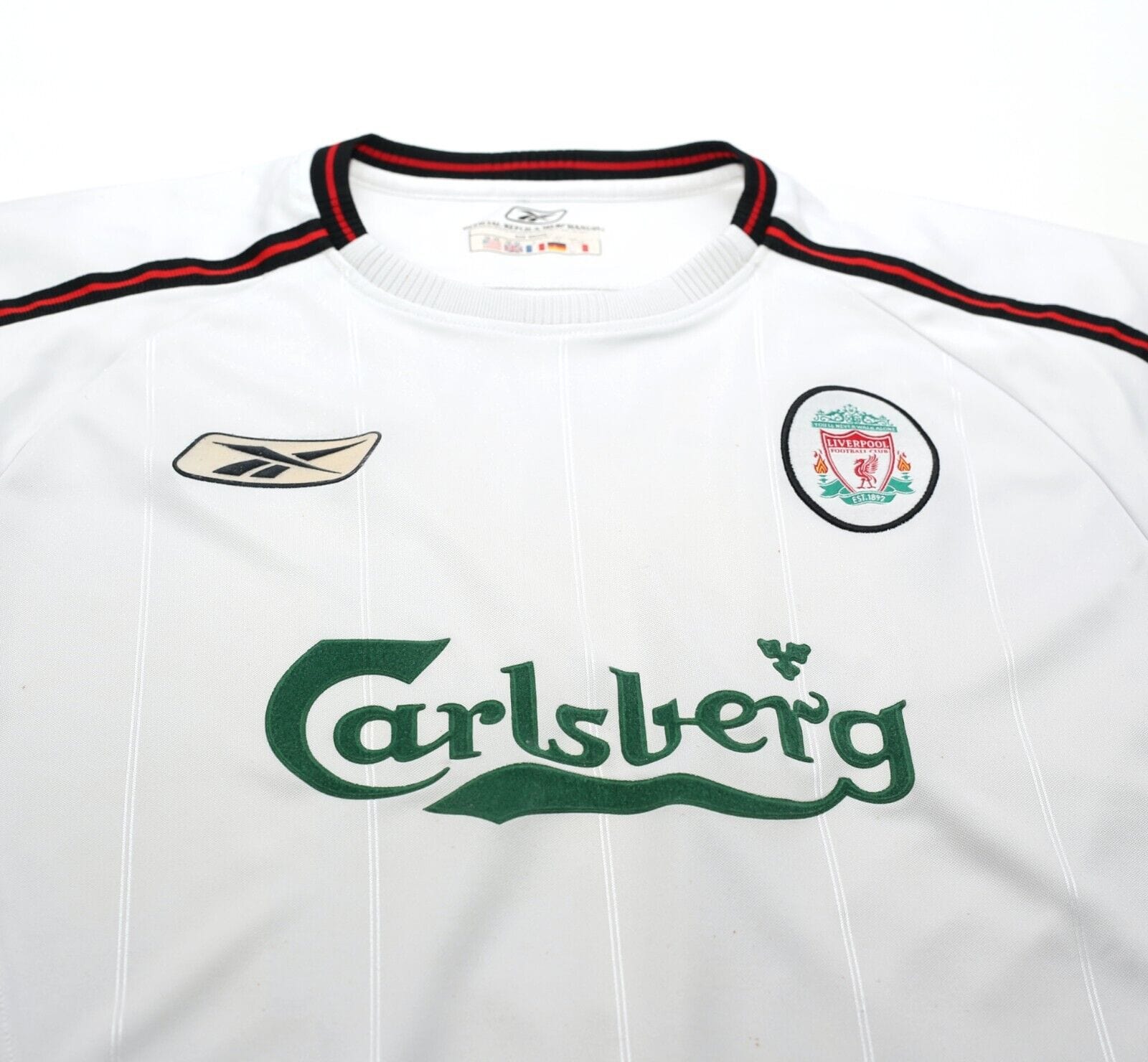 2003/05 ALONSO #14 Liverpool Vintage Reebok Away Football