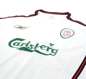 2003/04 ALONSO #14 Liverpool Vintage Reebok Away Football Shirt (M)