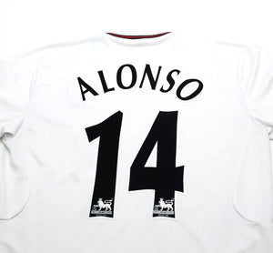 2003/04 ALONSO #14 Liverpool Vintage Reebok Away Football Shirt (M)