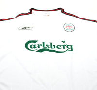 2003/04 ALONSO #14 Liverpool Vintage Reebok Away Football Shirt (XL)