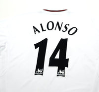 2003/04 ALONSO #14 Liverpool Vintage Reebok Away Football Shirt (XL)