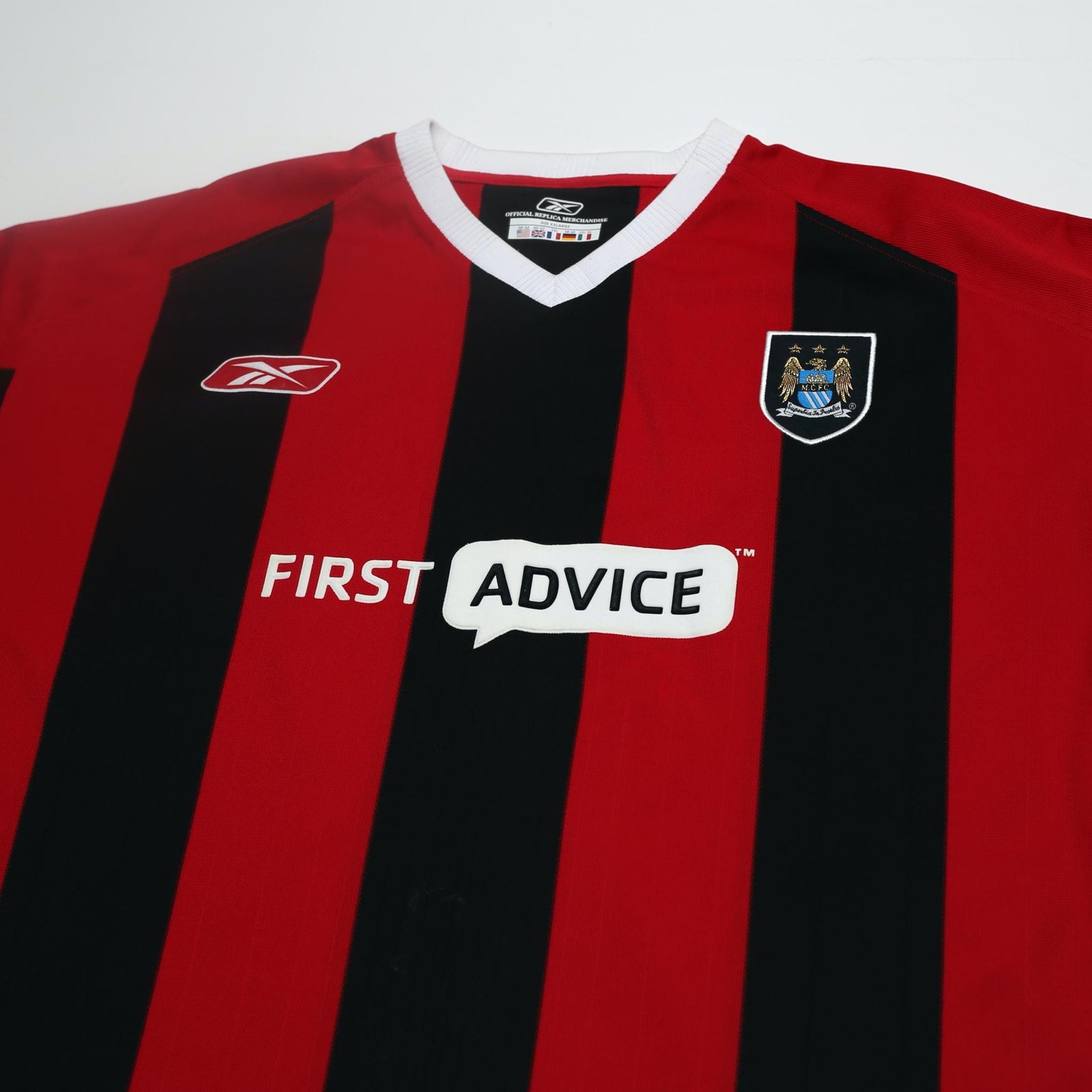 2003/04 ANELKA #39 Manchester City Vintage Reebok Away Football Shirt (XXL)