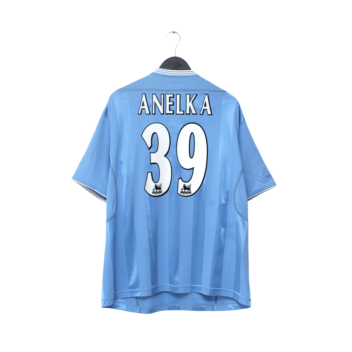 2003/04 Anelka #39 Manchester City Vintage Reebok Home Football Shirt (XL)