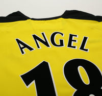 2003/04 ANGEL #18 Aston Villa Vintage Diadora Away Football Shirt (L)