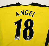 2003/04 ANGEL #18 Aston Villa Vintage Diadora Away Football Shirt (L)