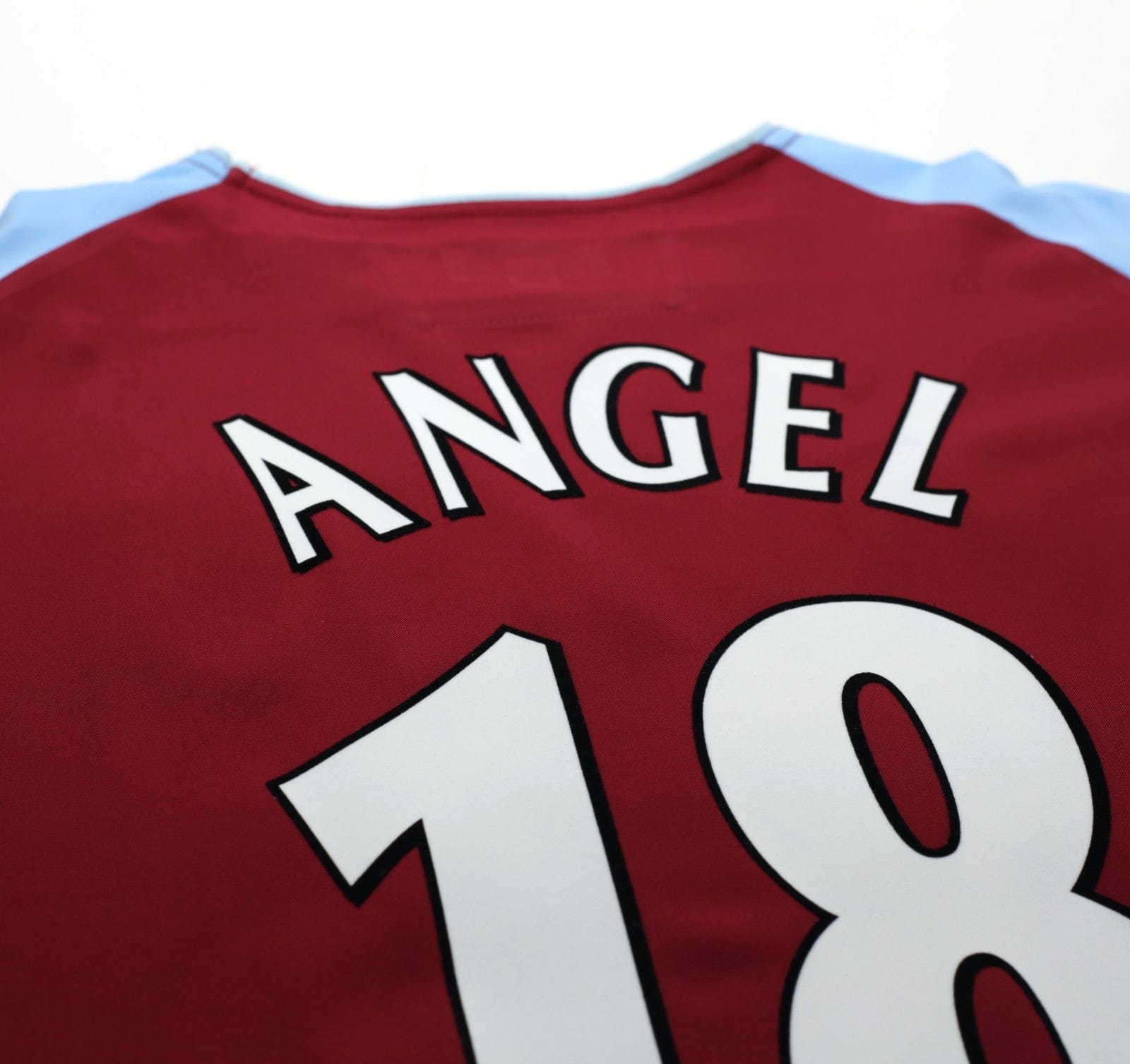 2003/04 ANGEL #18 Aston Villa Vintage Diadora Home Football Shirt (L)