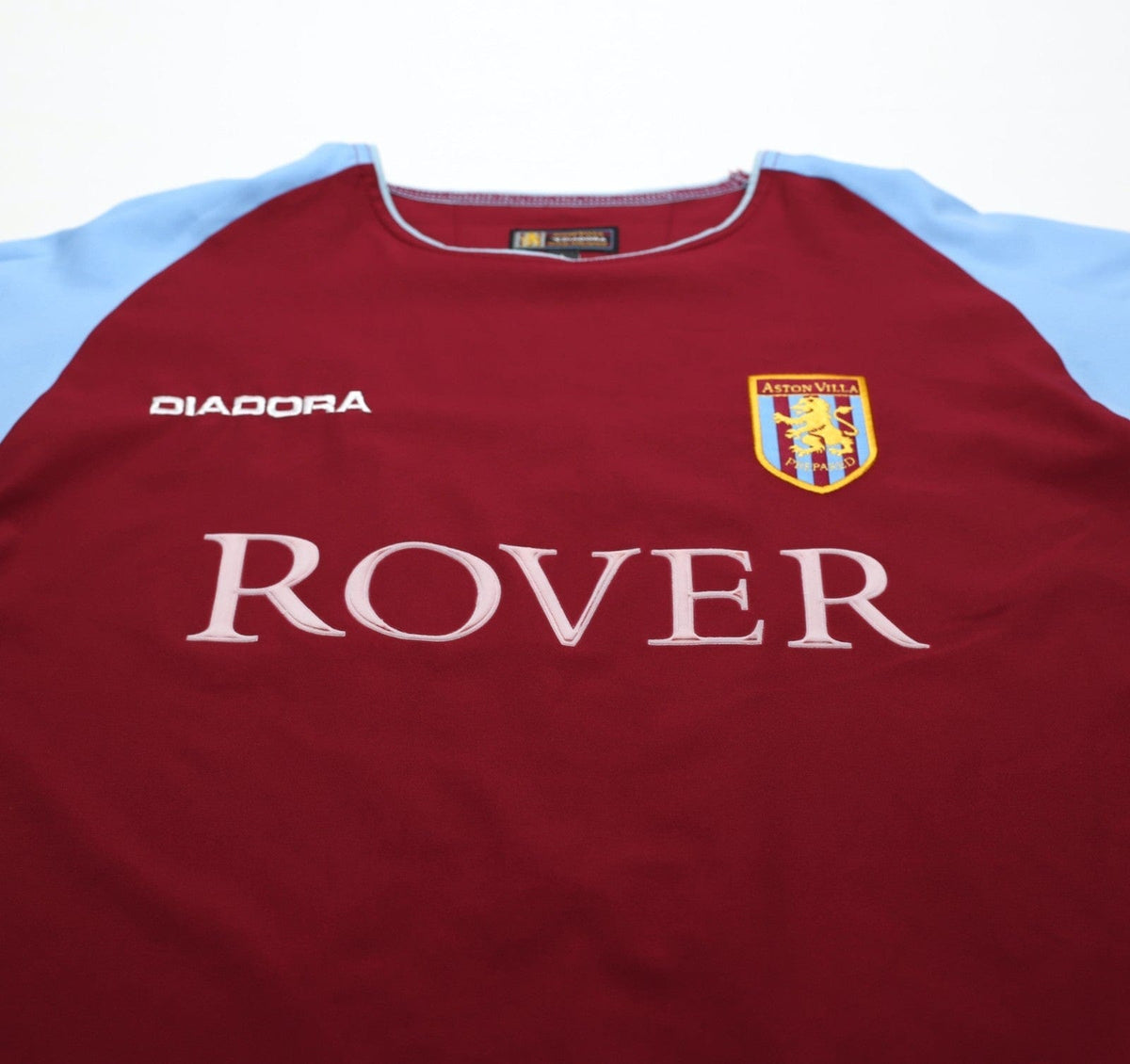 2003/04 ANGEL #18 Aston Villa Vintage Diadora Home Football Shirt (L)