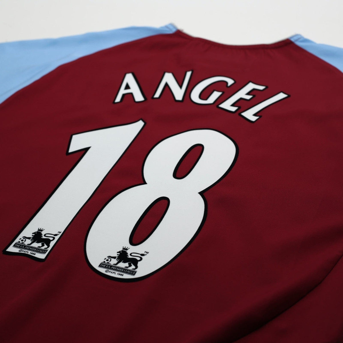 2003/04 Angel #18 Aston Villa Vintage Diadora Home Football Shirt (S/M)