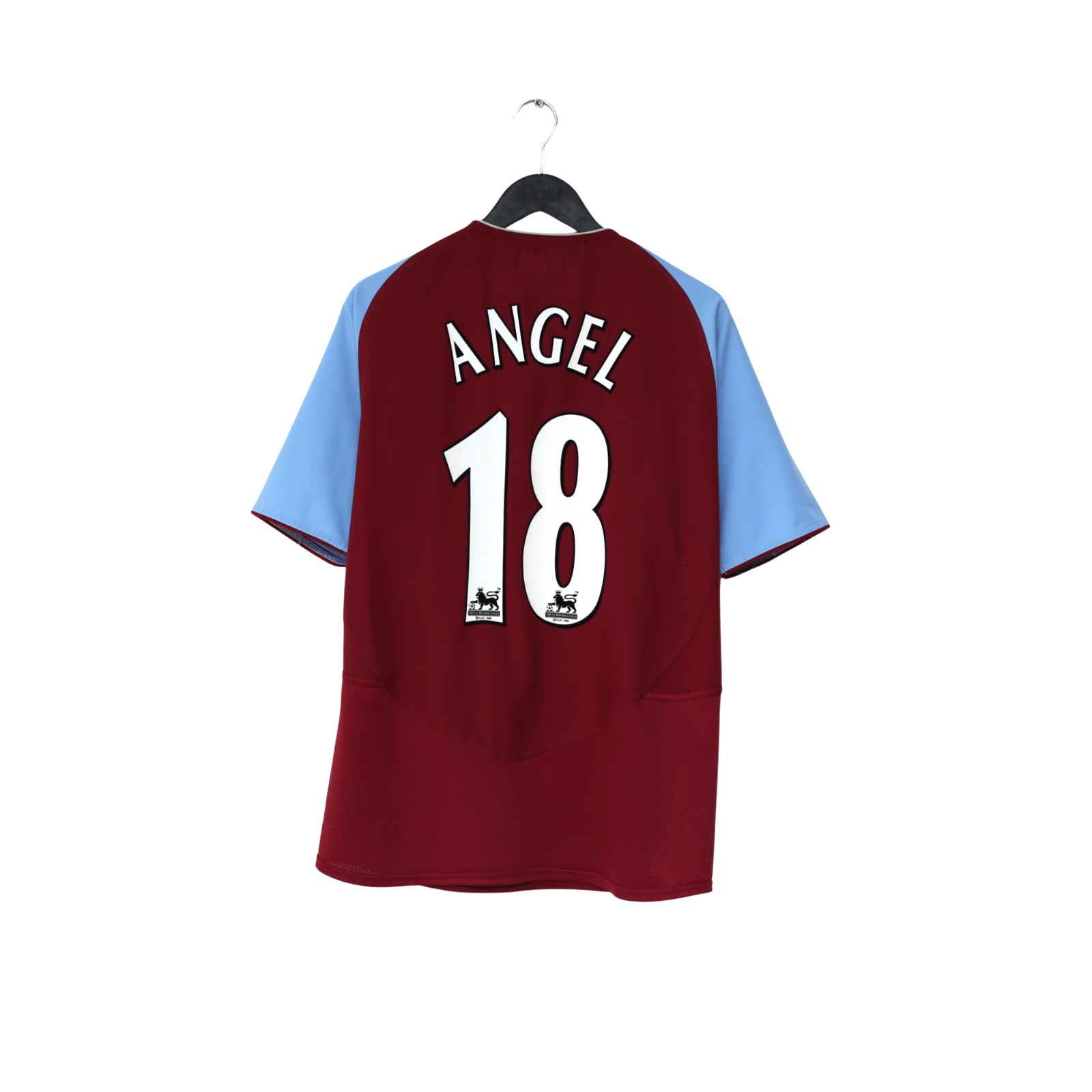 2003/04 Angel #18 Aston Villa Vintage Diadora Home Football Shirt (S/M)