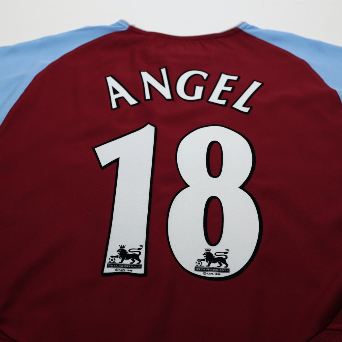 2003/04 Angel #18 Aston Villa Vintage Diadora Home Football Shirt (S/M)