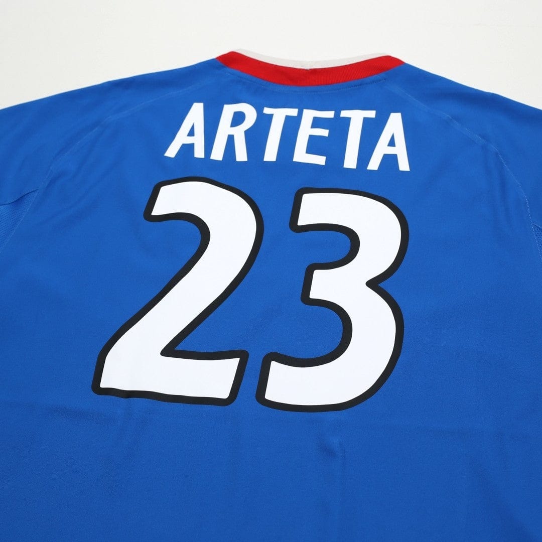 2003/04 Arteta #23 Rangers Vintage Diadora Home Football Shirt (XL)