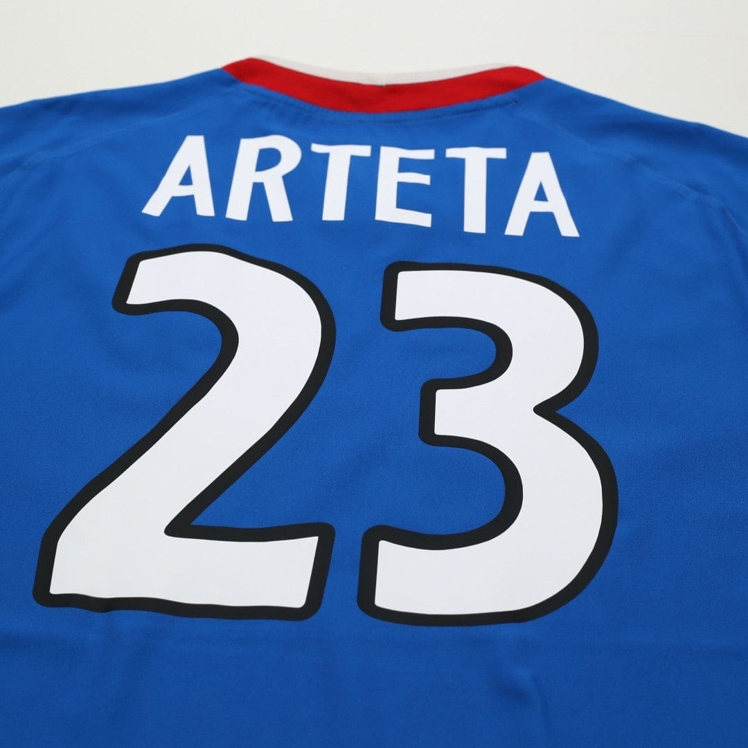 2003/04 Arteta #23 Rangers Vintage Diadora Home Football Shirt (XL)