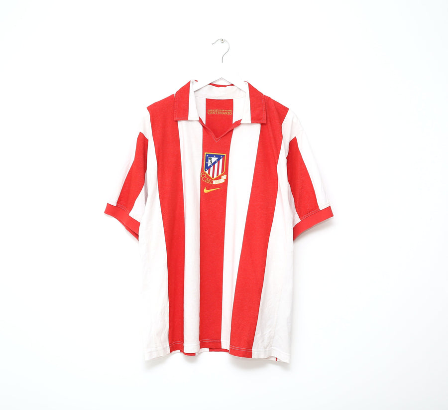 2003/04 ATLETICO MADRID Nike Home Football Shirt (XL)