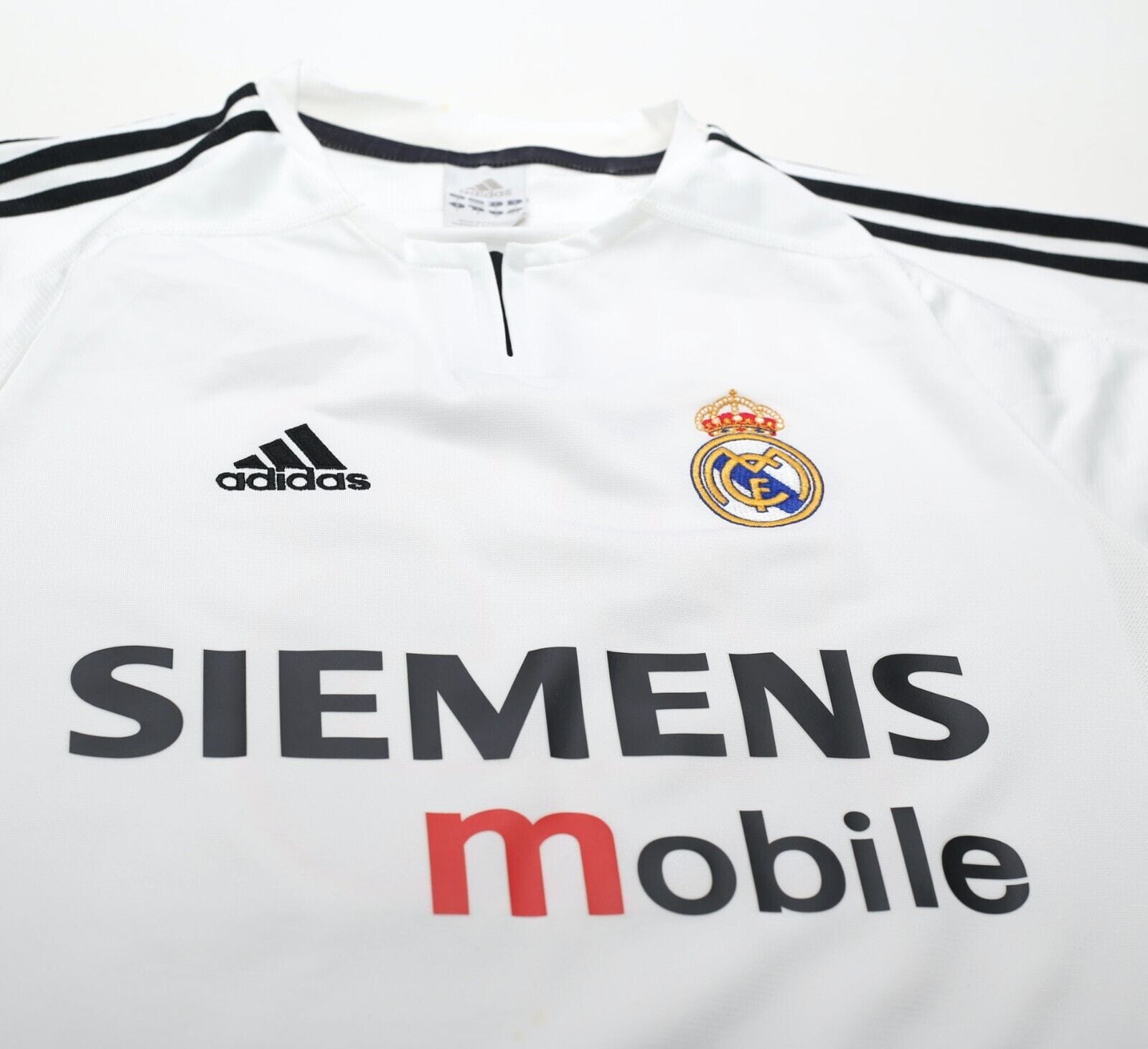 2003/04 BECKHAM #23 Real Madrid Vintage adidas Home Football Shirt (S)