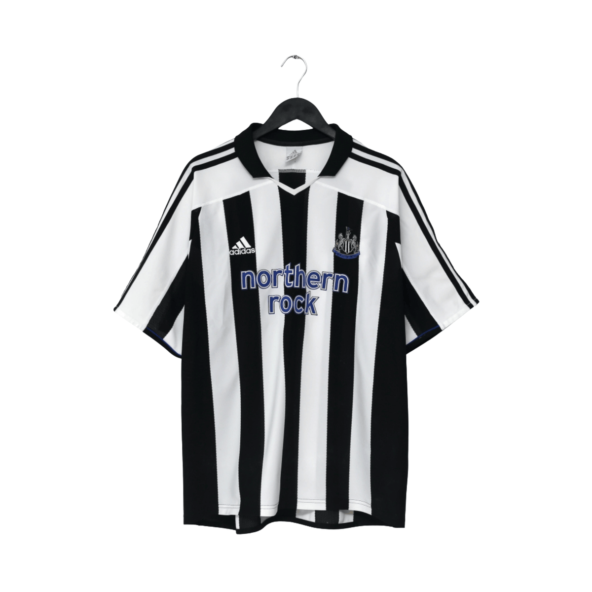 2003/04 Bellamy #10 Newcastle United Vintage adidas Home Football Shirt (XXL)