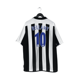 2003/04 Bellamy #10 Newcastle United Vintage adidas Home Football Shirt (XXL)