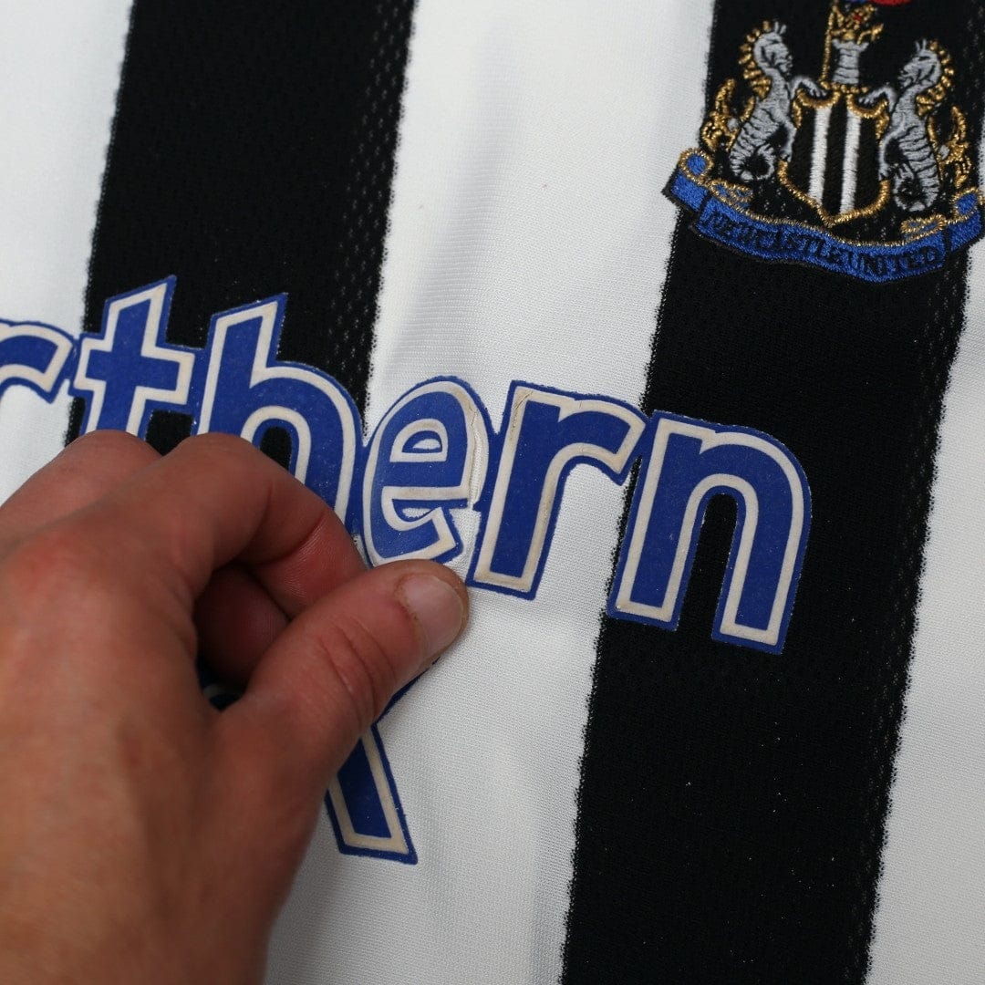 2003/04 Bellamy #10 Newcastle United Vintage adidas Home Football Shirt (XXL)