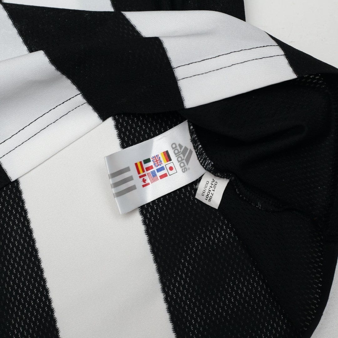 2003/04 Bellamy #10 Newcastle United Vintage adidas Home Football Shirt (XXL)