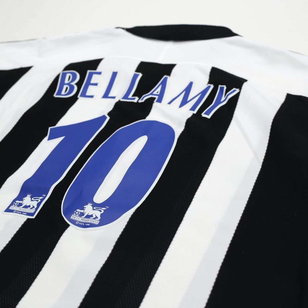 2003/04 Bellamy #10 Newcastle United Vintage adidas Home Football Shirt (XXL)