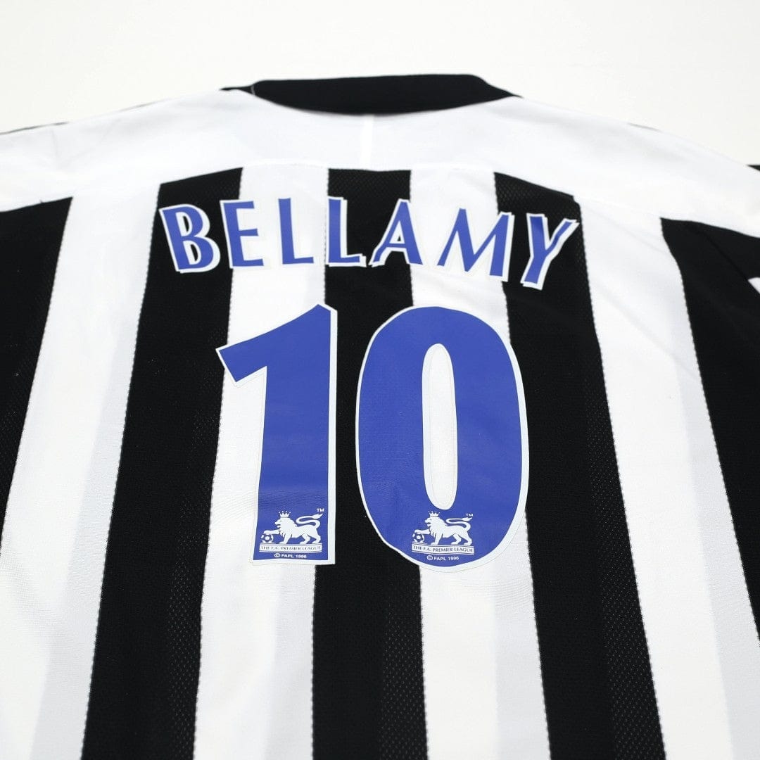 2003/04 Bellamy #10 Newcastle United Vintage adidas Home Football Shirt (XXL)