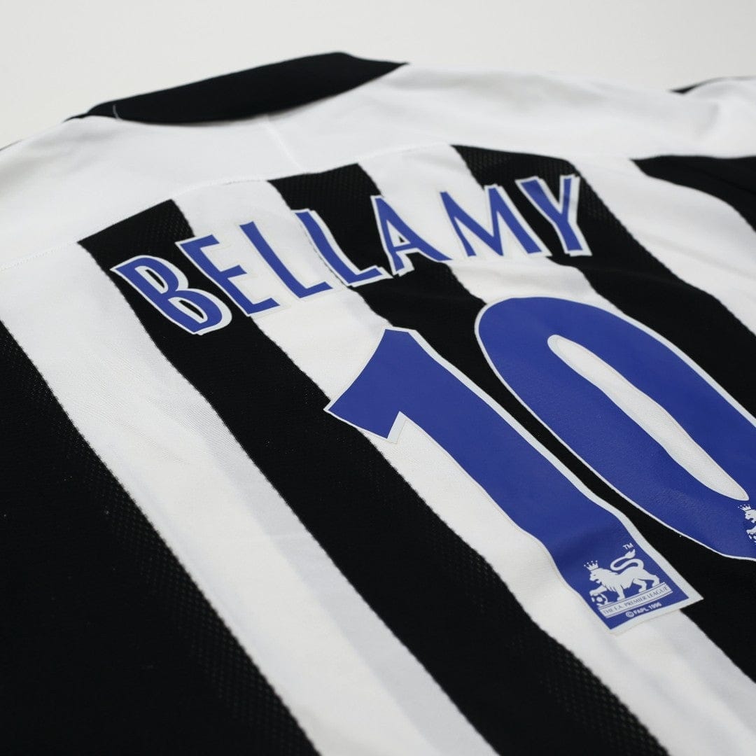 2003/04 Bellamy #10 Newcastle United Vintage adidas Home Football Shirt (XXL)
