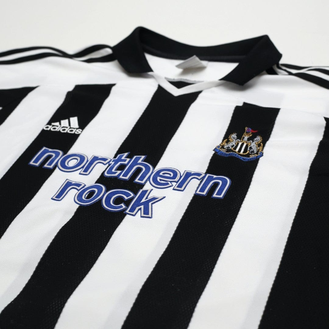 2003/04 Bellamy #10 Newcastle United Vintage adidas Home Football Shirt (XXL)