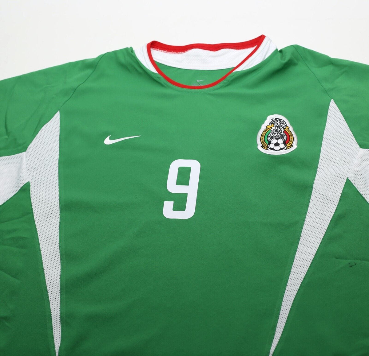 2003/04 BORGETTI #9 Mexico Vintage Nike Home Football Shirt (XL)