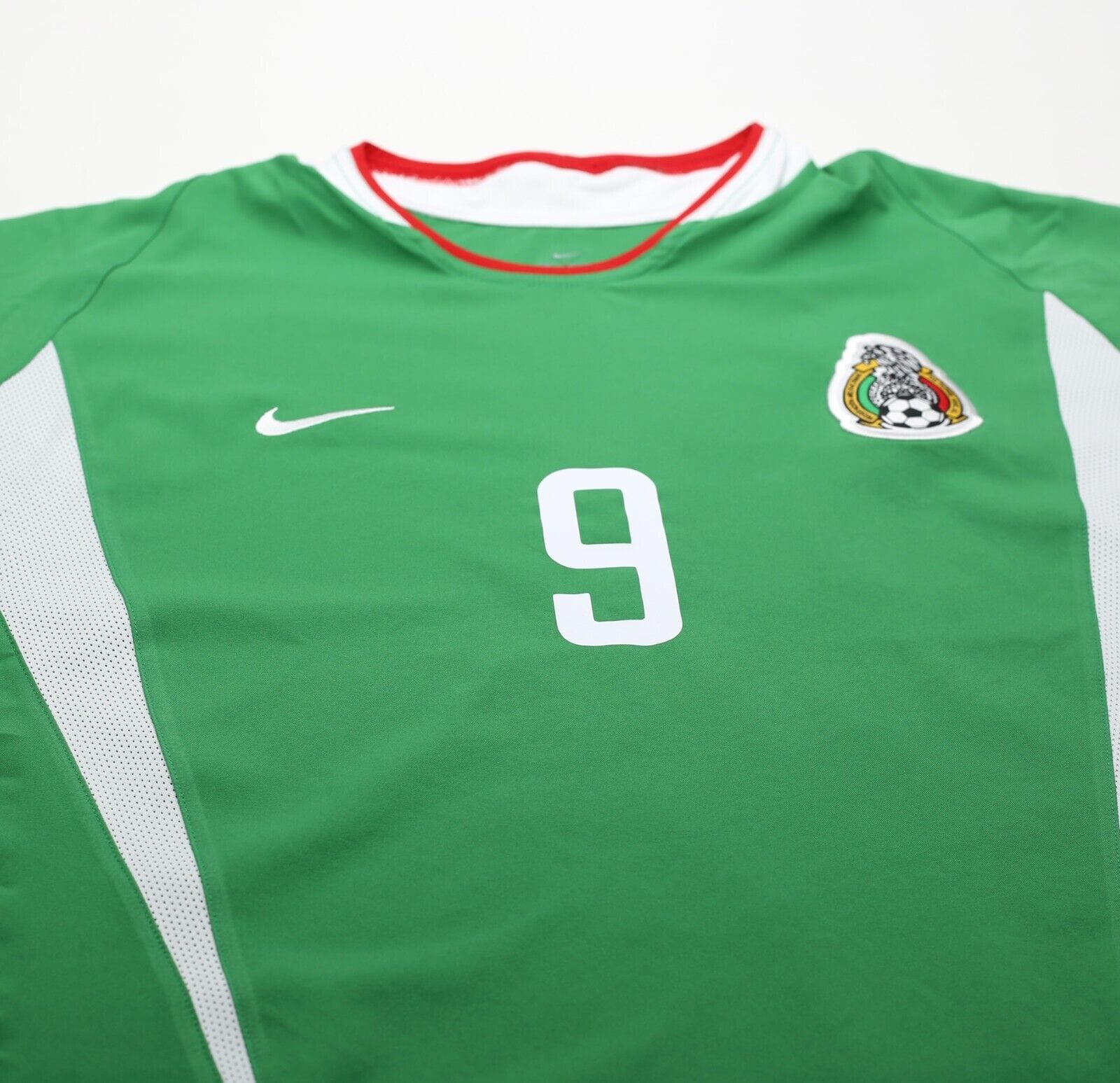 2003/04 BORGETTI #9 Mexico Vintage Nike Home Football Shirt (XL)