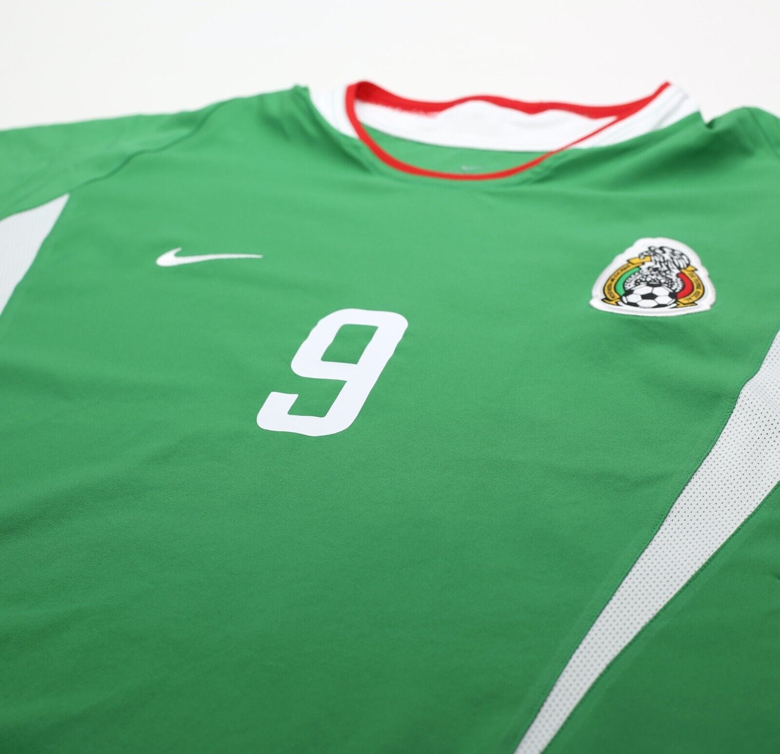 2003/04 BORGETTI #9 Mexico Vintage Nike Home Football Shirt (XL)