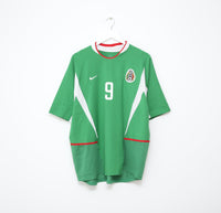2003/04 BORGETTI #9 Mexico Vintage Nike Home Football Shirt (XL)