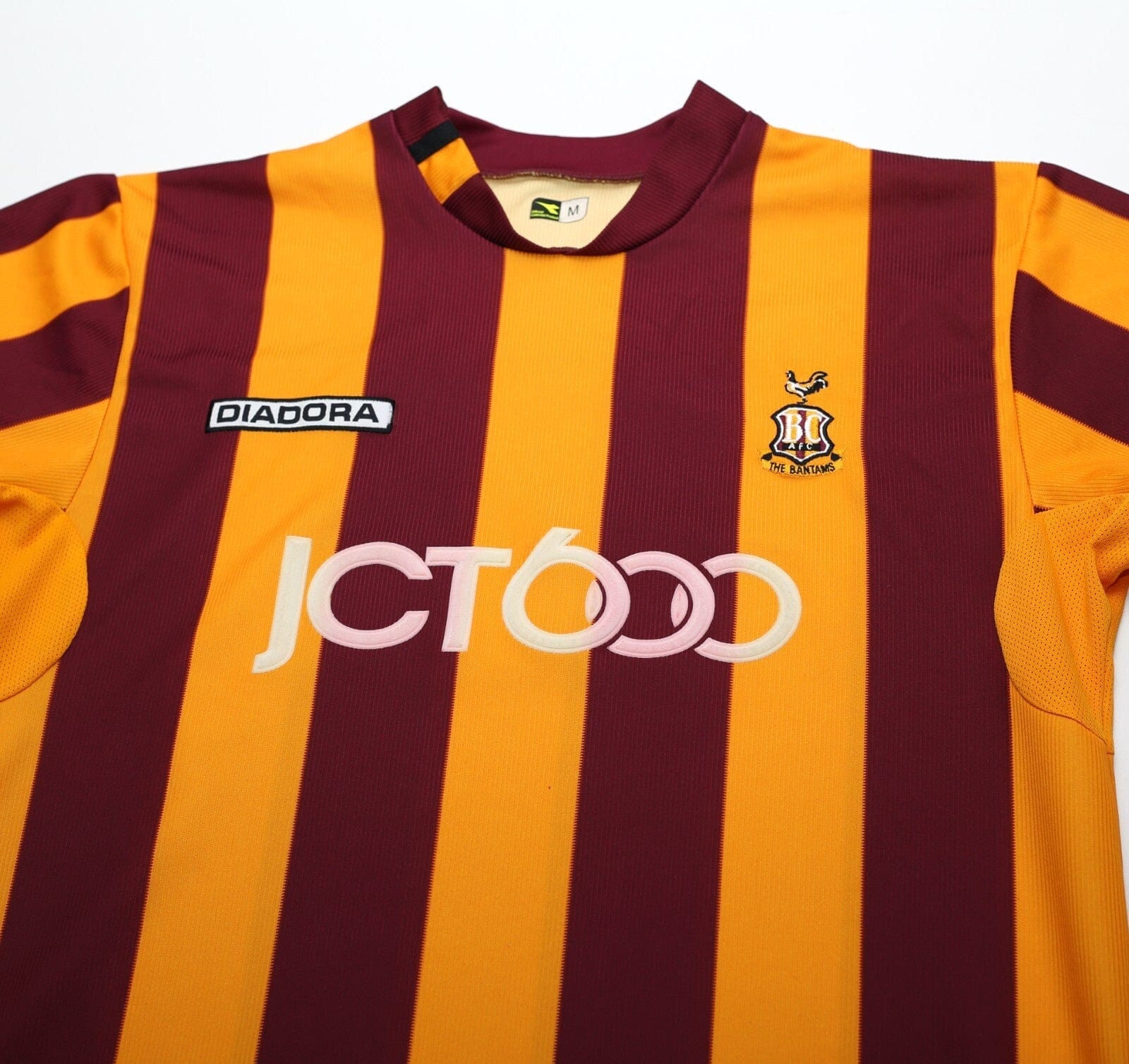 2003/04 BRADFORD CITY Vintage Diadora Centenary Home Shirt (M)
