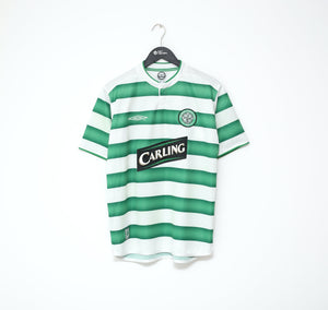 2003/04 CELTIC Vintage Umbro Home Football Shirt (M)