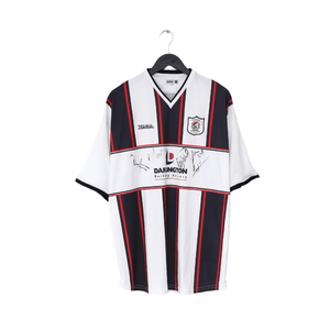 2003/04 DARLINGTON Vintage XARA Home Football Shirt (XL) Signed