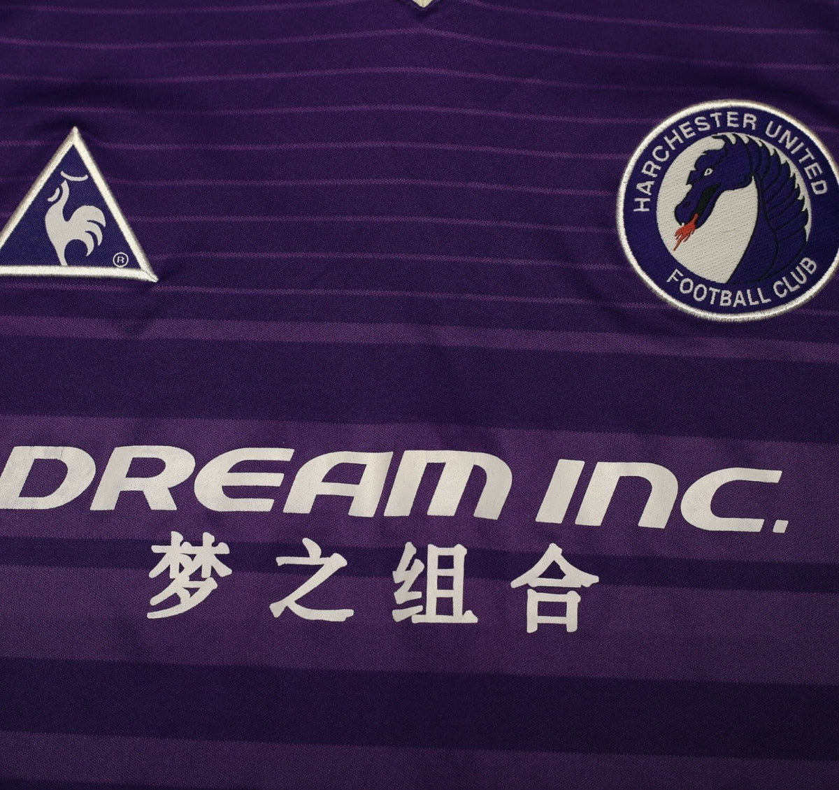 2003/04 DAVENPORT #11 Harchester United Vintage LCS Home Football Shirt (M)