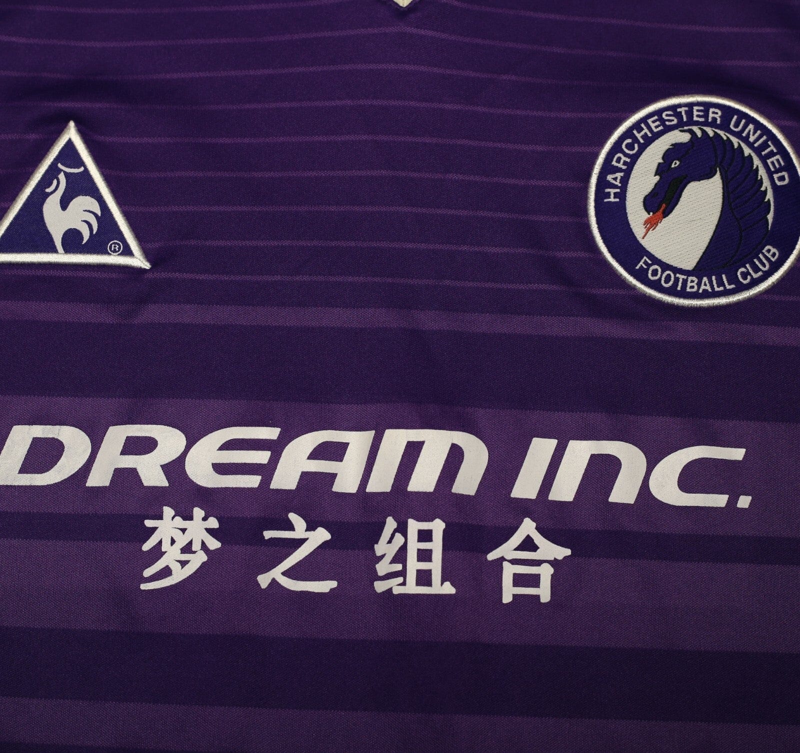 2003/04 DAVENPORT #11 Harchester United Vintage LCS Home Football Shirt (M)