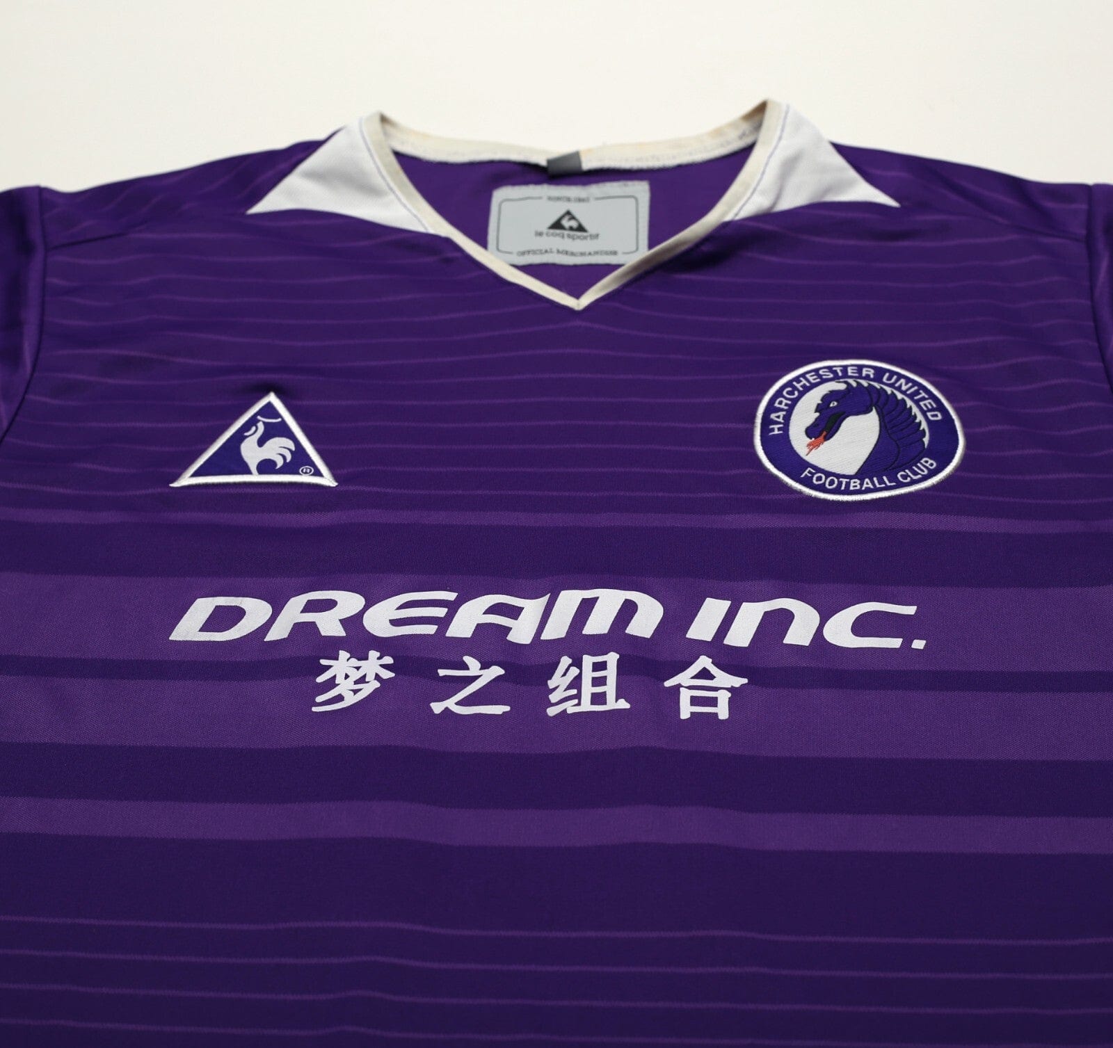 2003/04 DAVENPORT #11 Harchester United Vintage LCS Home Football Shirt (M)